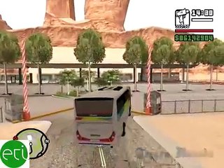 Bus Sinar Jaya Travego - Adi Putro Caroserie - Indonesian Bus - GTA SAN ANDREAS