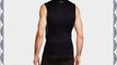 Under Armour Men's HG Sleeveless Compression T-Shirt - Black/Steel X-Large