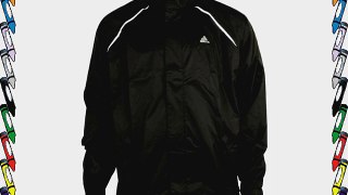 Mens Adidas Reflective Kagool Kagoul Hooded Running Rain Jacket Full Zip Coat XS