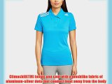 adidas Women's Climachill Polo Shirt - Solar Blue2 S14 Medium