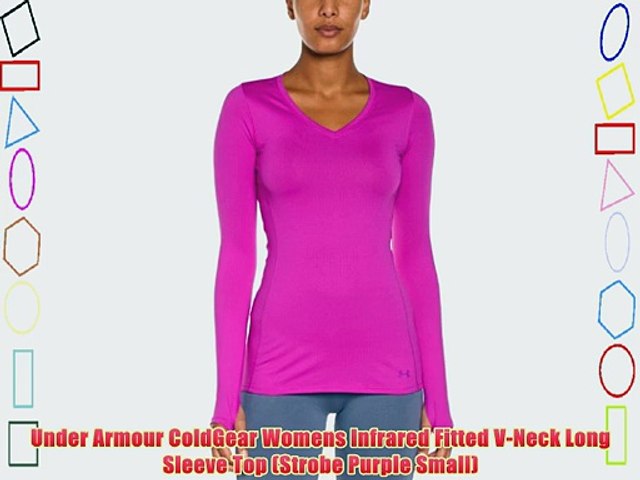 under armour women's long sleeve v neck