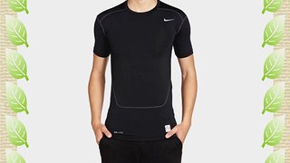 Nike Men's Pro Combat Core Compression 2.0 Short Sleeve Shirt - Black/Cool Grey Medium