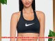 Nike Sport Compression Swoosh Women's Sports Bra black / white Size:S