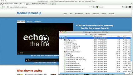 Embedding Audio using MediaElement.js