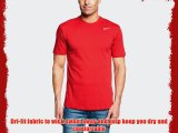 Nike DFCT Version 2.0 Men's Shirt Short Sleeved Gym Red/Dk Grey Heather Size:XL