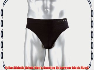 Falke Athletic Briefs Men's Running Underwear black Size:S