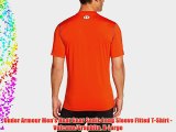 Under Armour Men's Heat Gear Sonic Long Sleeve Fitted T-Shirt - Volcano/Graphite X-Large