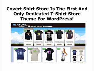 Video herunterladen: Covert Shirt Store 2.0 Review - CoverShirt Store 2.0 by The IM Wealth Builders