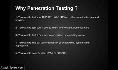 9.Why Penetration Testing