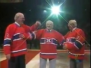 Last game at the Montreal Forum - Maurice Rocket Richard ovation