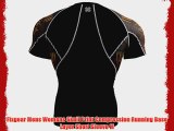 Fixgear Mens Womens Skull Print Compression Running Base Layer Short Sleeve M