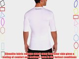 Adidas Men's Tech Fit Base Short Sleeve Shirt - White/White Medium
