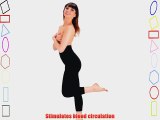 Nordcell Womens Slimming Anti Cellulite Leggings Micromassage Compression (Black S/M)