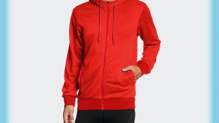 adidas Men's Prime Full Zip Sweathoodie - Hi-Res Red Large