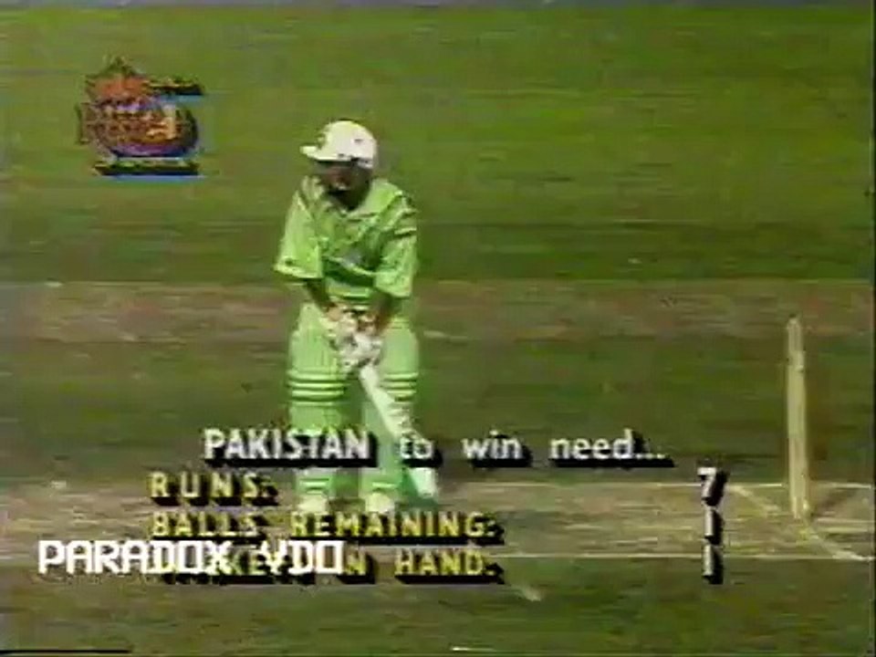 Asif Mujtaba Last Ball Six