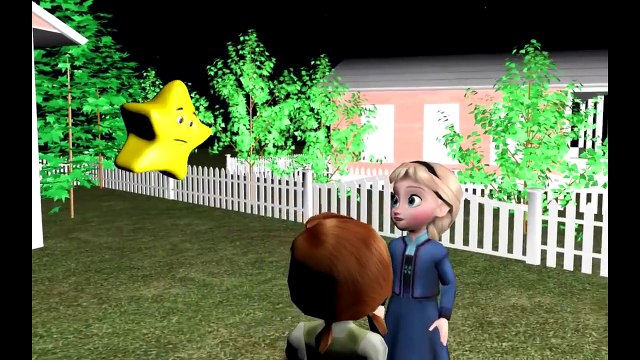 Frozen Elsa Anna Twinkle Twinkle Little Star Nursery Rhymes for Children | Frozen Songs Cartoon