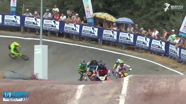 REPLAY 1/8 DE FINALES CHAMPIONNATS DE FRANCE BMX 2015 MASSY 4 JUILLET 2015