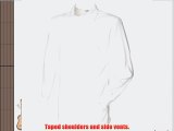 Front Row Long Sleeve Classic Rugby Polo Shirt (L) (White/White)