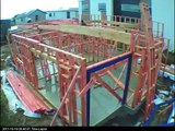 Timelapse video -  the building of a house