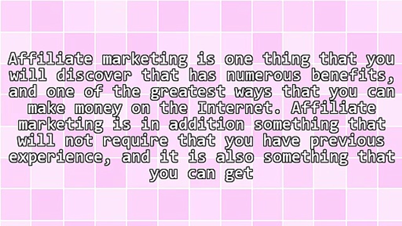 A Few Benefits Associated With Becoming An Affiliate Marketer