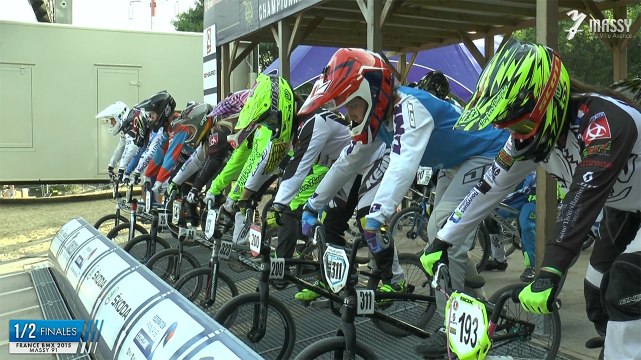 REPLAY 1/2 FINALES CHAMPIONNATS DE FRANCE BMX 2015 MASSY 4 JUILLET 2015