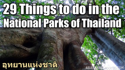 29 Things to do in the National Parks of Thailand อุทยานแห่งชาติ
