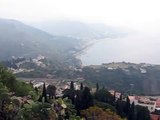 Sicily Travel: View from the top of the Theatre in Taormina, Sicily