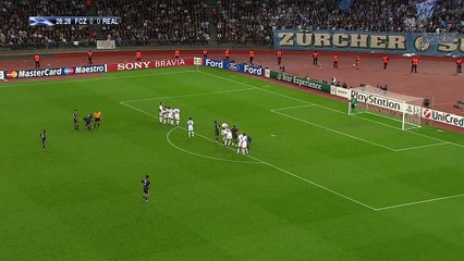 Cristiano Ronaldo first goal vs FC Zürich 15/09/2009 HD 720p by mzztter08
