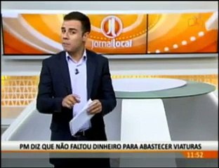 Carros da PM sem gasolina