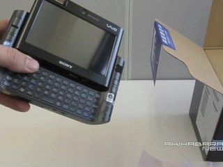 Sony Vaio UX91S with SSD unboxing