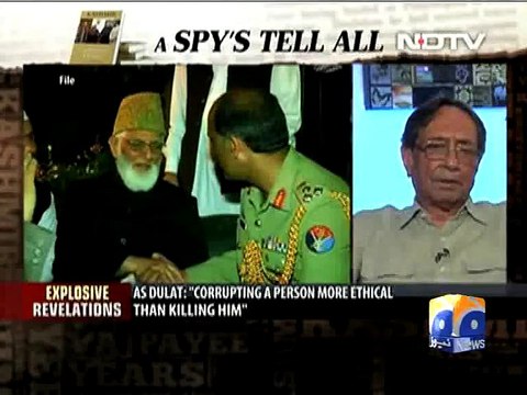 Ex-RAW chief claims India funded pro-independence Kashmiri leaders-Geo Reports-04 Jul 2015