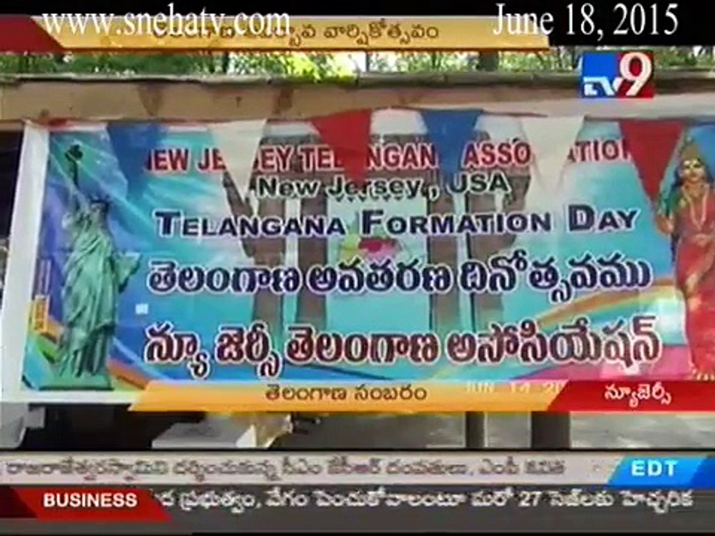 TV9 - USA News - Telangana Anniversary celebrations in New Jersey