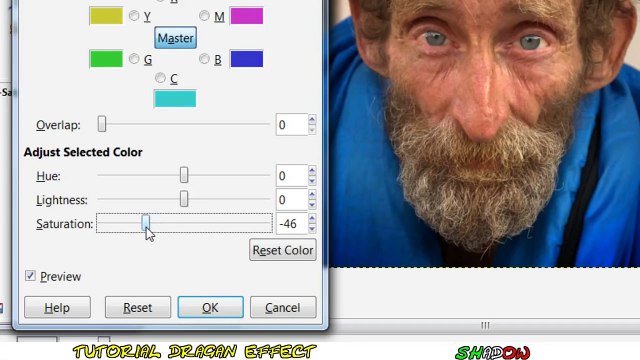 Tutorial Gimp 2.6 - Dragan Effect (300 inspired)