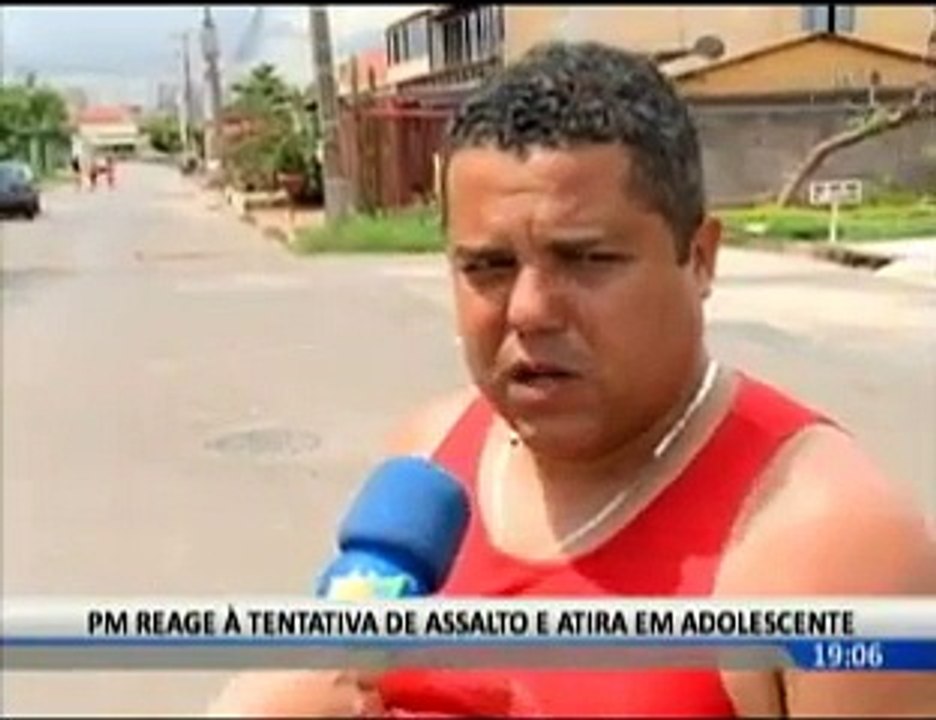 Adolescente baleado