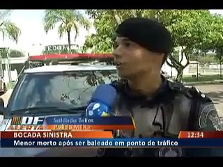 Menor morto em tiroteio