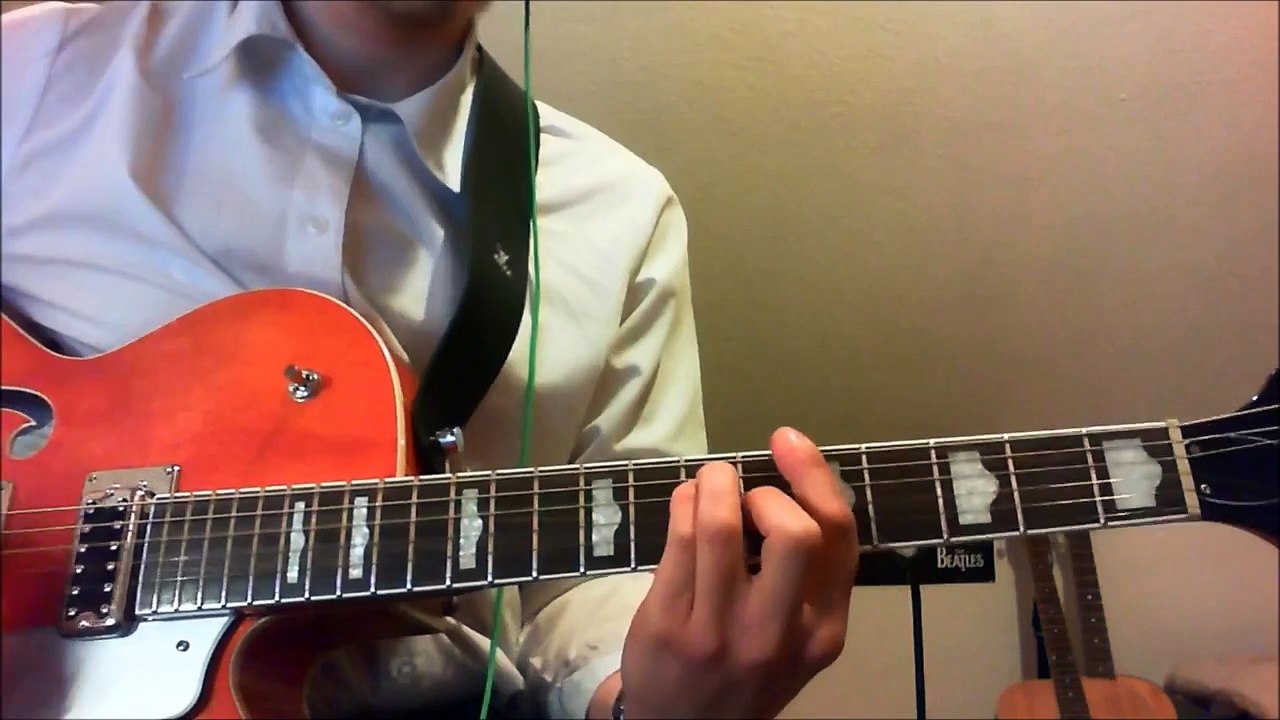 The Beatles - The Night Before Lead Guitar Tutorial & Cover with Tabs