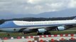 President Obama landing and taking off at Tri-Cities Regional Airport, Blountville Tennessee