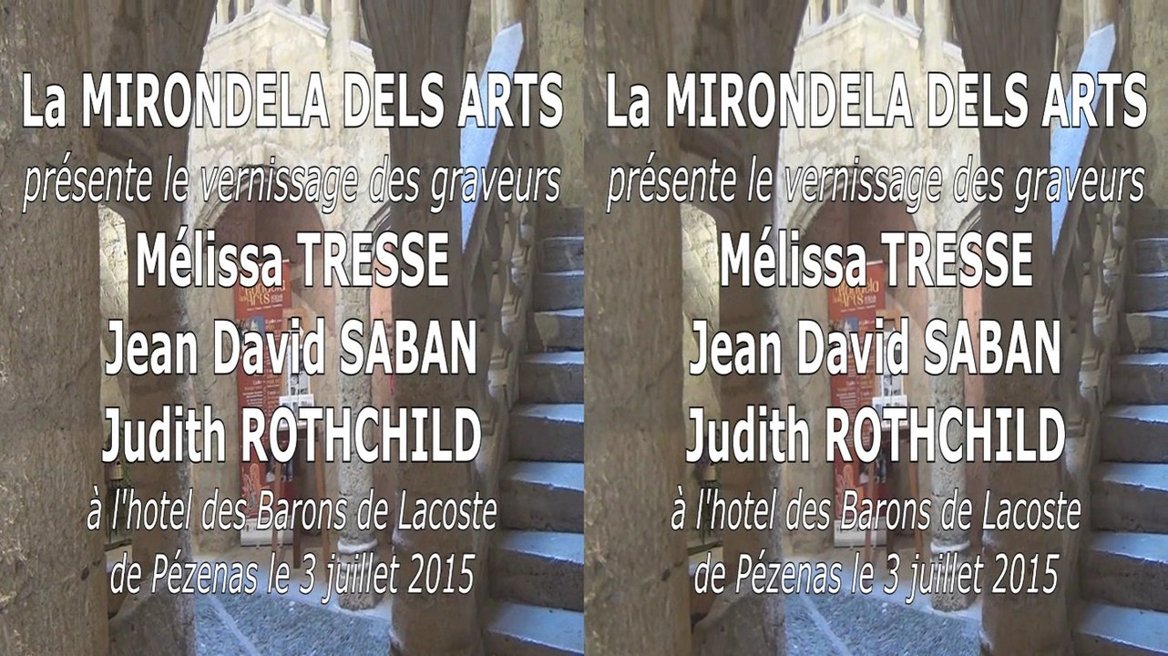 Vernissage Judith,Jean  Melissa 3D  wmv