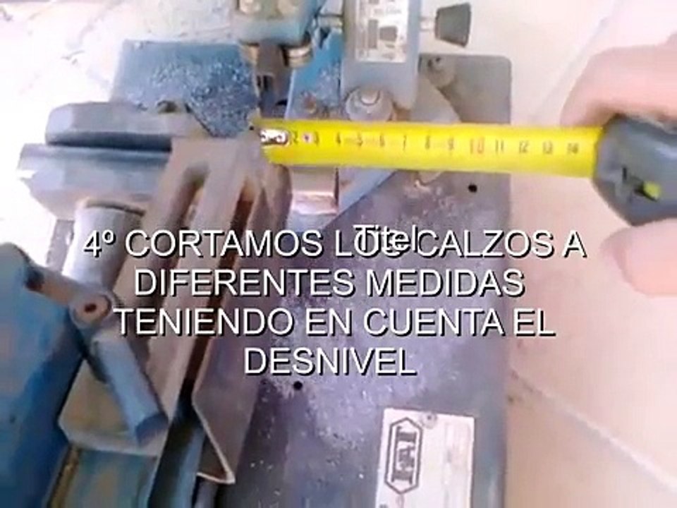 Tutorial: Nivelar suelo con tablero DM