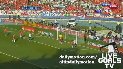 Angel Di Maria Fantastic Shot Chile 0-0 Argentina