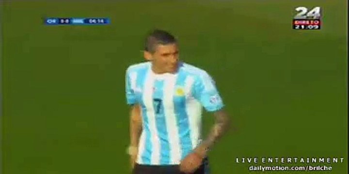 Di Maria Big Chance - Chile vs Argentina 0-0 Copa America Final 04.07.2015 HD