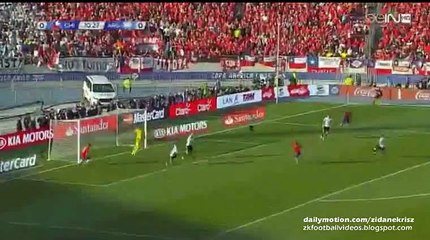 Vidal Big Chance - Chile v. Argentina 04.07.2015