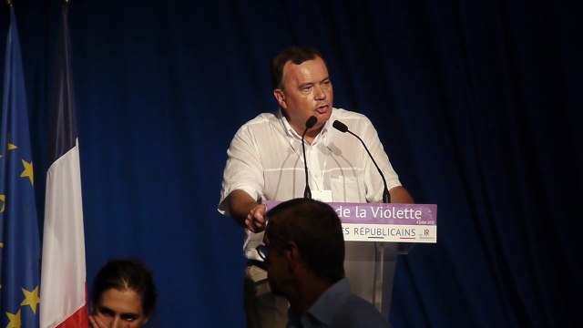 Fête de la violette - 2015 - intervention de Patrice Martin-Lalande