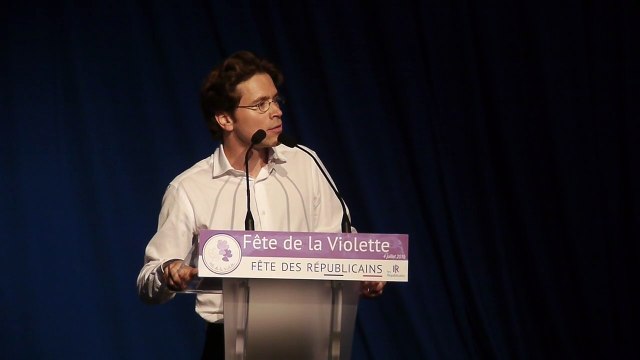Fête de la violette - 2015 - intervention de Geoffroy Didier
