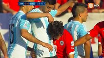 Demichelis Amazing header Chile 0-0 Argentina | HD