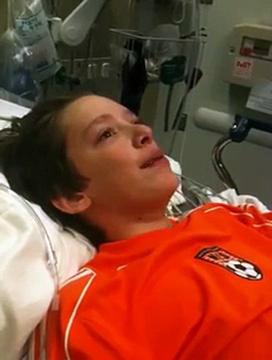 Joey after broken leg