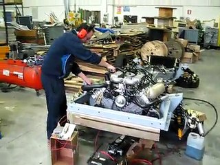 DeLorean rolling chassis with Lancia PRV engine