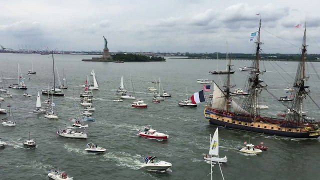 L'Hermione invitée d'honneur de la parade navale du 4 juillet à New-York (2)