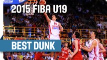 Nik Slavica throws down the Two-Handed Slam - 2015 FIBA U19 World Championship