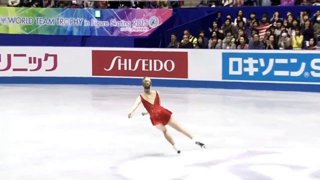 2015 World Team Trophy. Ladies - FP. Ashley WAGNER